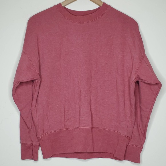 American Eagle Outfitters Tops - American Eagle Pink Oversized Crewneck Sweatshirt